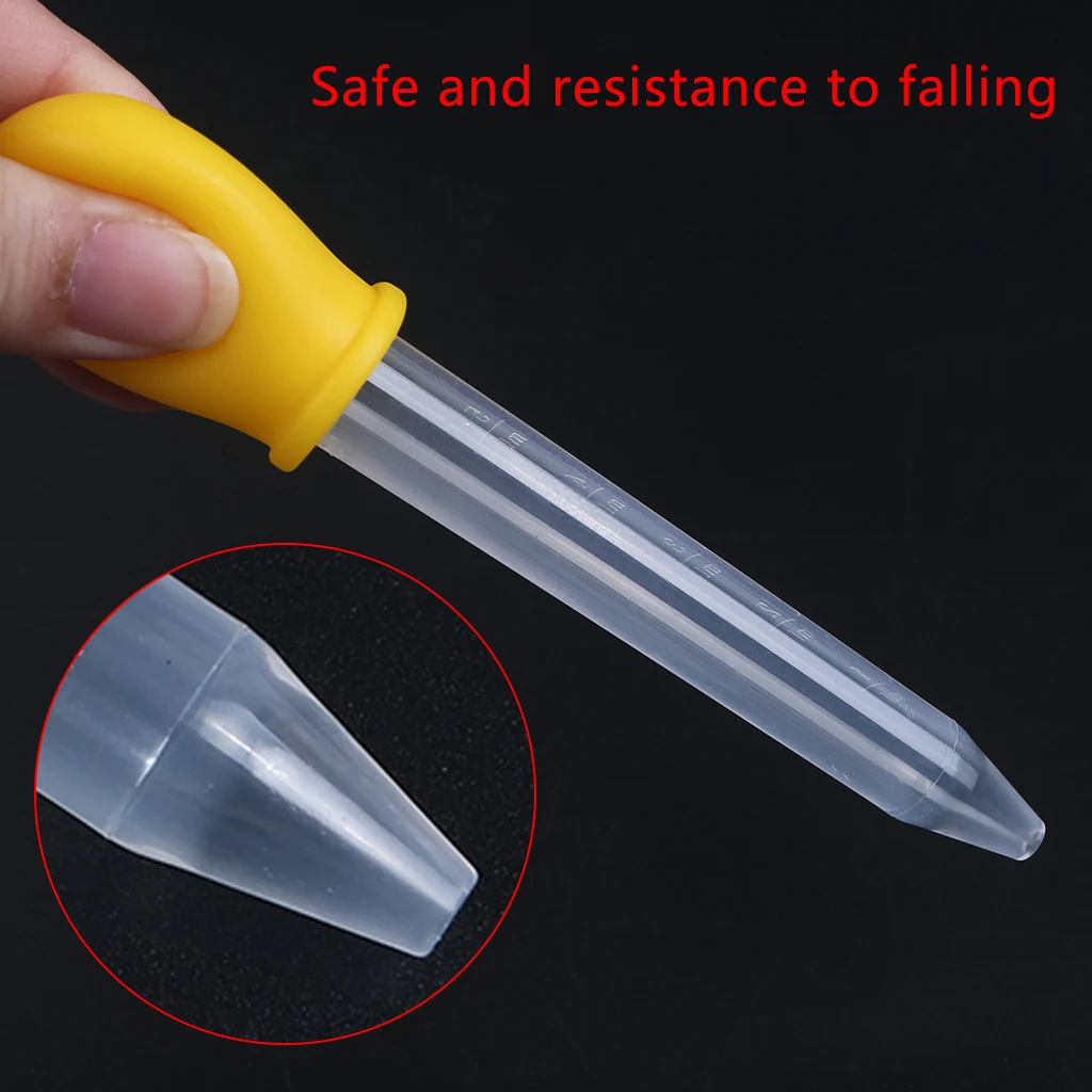 10 Pcs Pill Cases Splitters Baby Dropper Medicine Feeder Child Device Silicone Pipette Liquid Food Infant Utensils 5ml | Красота и