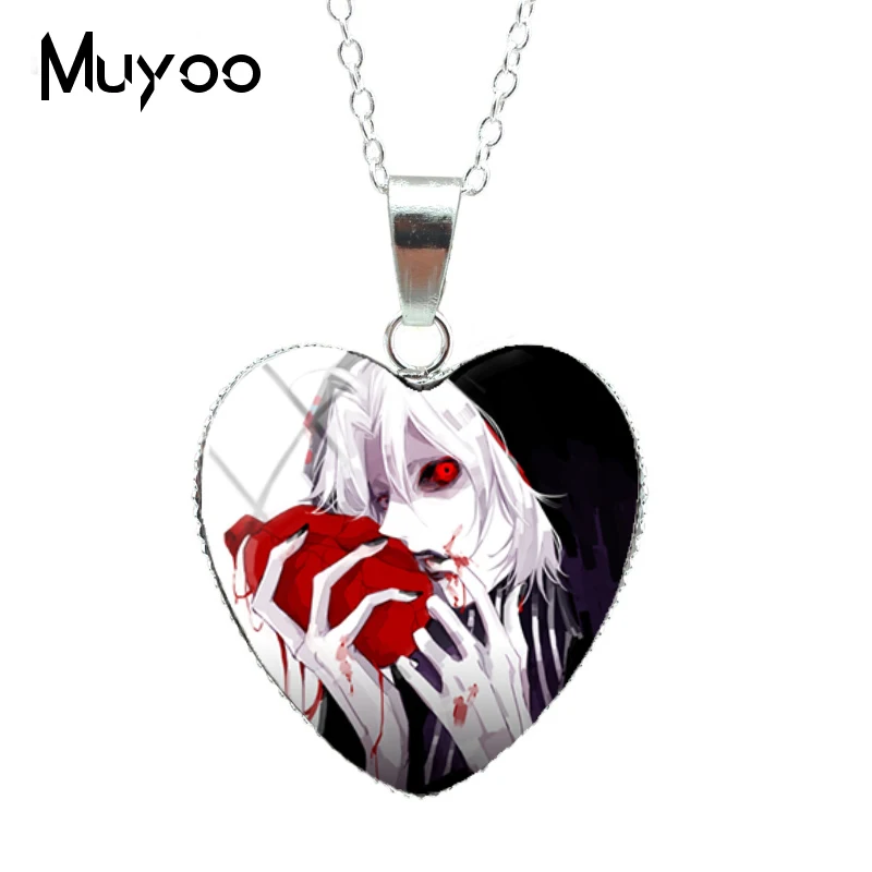New Arrival Tokyo Ghoul Anime Heart Necklace Handmade Jewelry Gifts for Kids Cartoon Pendant HZ3 | Украшения и аксессуары