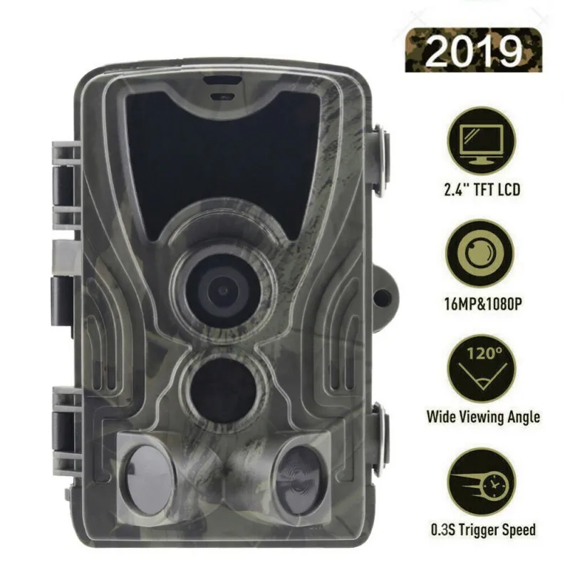 

16MP Camera Deer Bear Hunt Game Glow Night Vision Motion Activated waterproof hunting camera scouts camcorder .