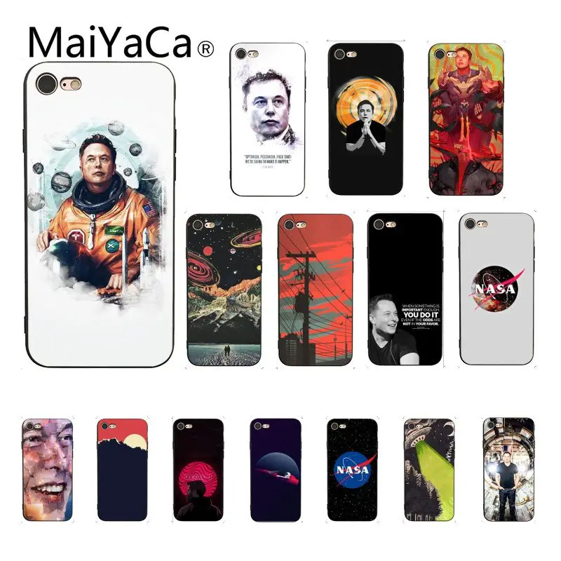 Maiyaca Elon Musk Alien Мягкий силиконовый чехол из ТПУ чехол для iPhone 8 7 6 6S Plus X XS MAX 5 5S SE XR 10 Чехлы Fundas Capa