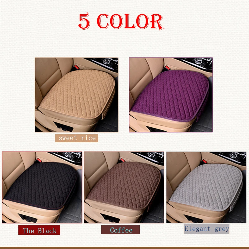 Чехол на сиденье автомобиля передний (2 шт.) задний (1 Автомобильный льняной чехол