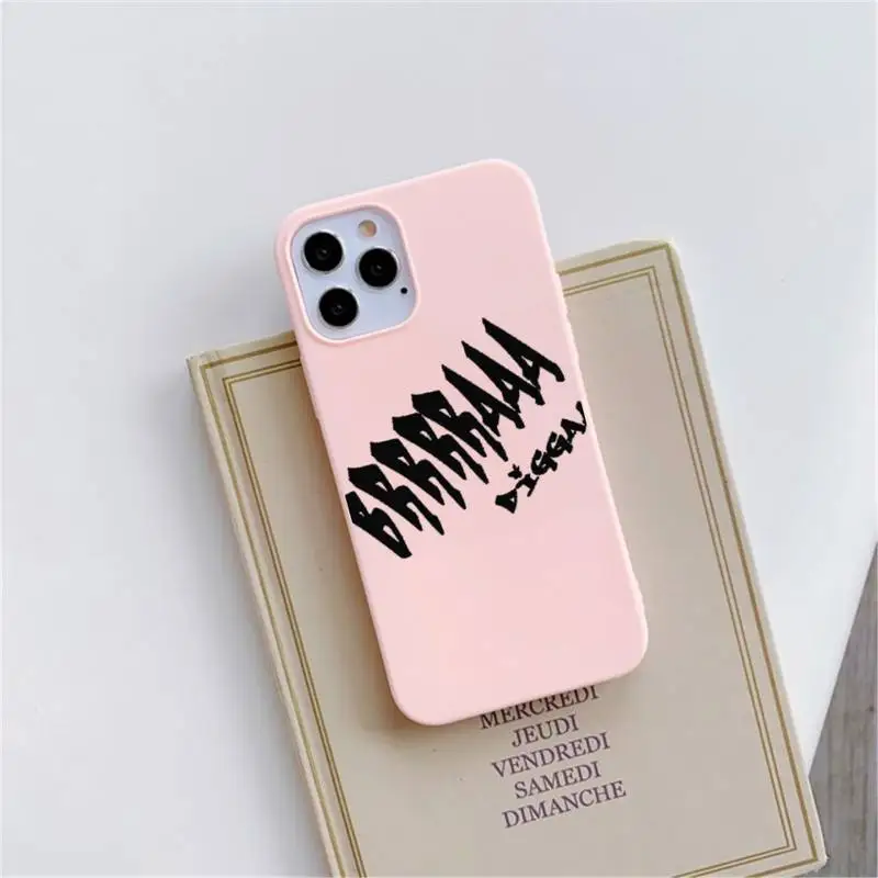 

Capital Bra German rapper Phone Case Candy Color for iPhone 6 6S 7 8 11 12 XS X SE 2020 XR mini pro Plus MAX funda