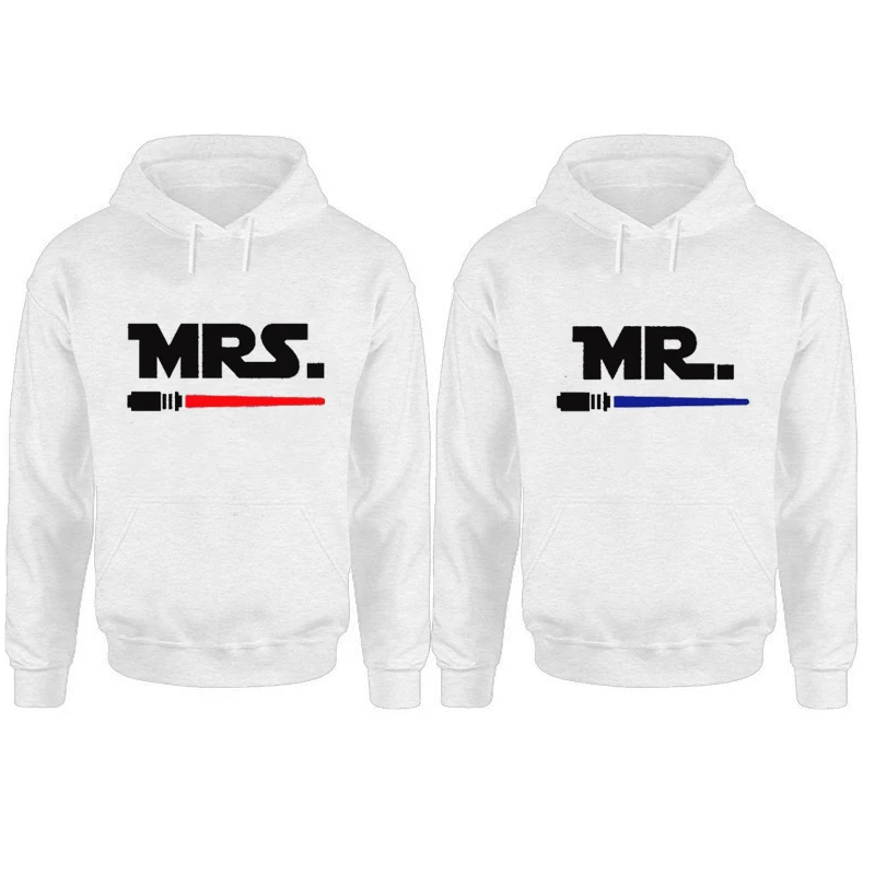 

Mrs.mr. Свитер для пар, розовый топ оверсайз, толстовка с круглым вырезом, подарок на День святого Валентина для подруги, модная одежда для пар, ...