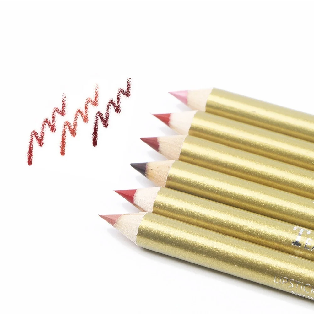 Водостойкая матовая помада-карандаш подводка для губ контур макияжа тинт