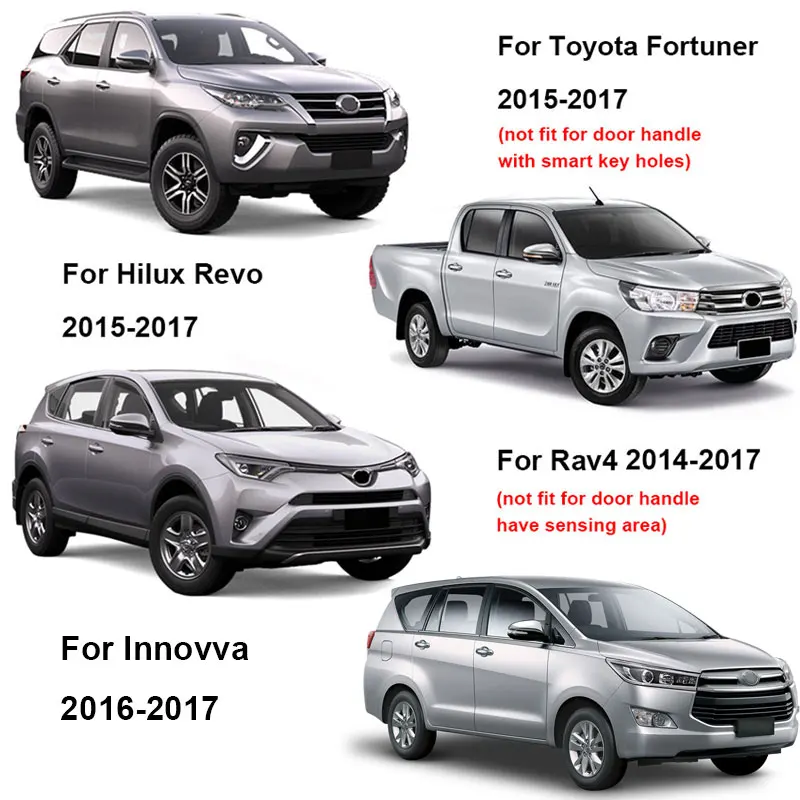 Чехлы для боковых зеркал заднего вида Toyota Fortuner HILUX REVO RAV4 innova 2015 2016 2017