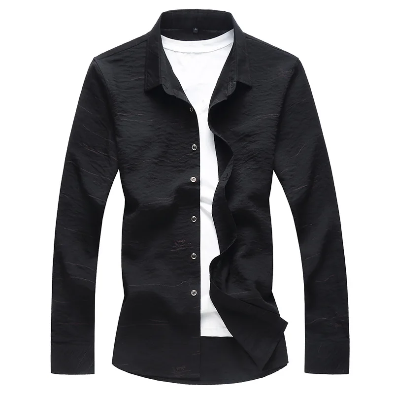 Новая супер большая Высококачественная Осенняя льняная Хлопковая мужская