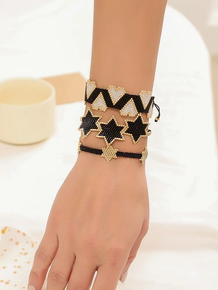Женский браслет с браслеты со звездами Go2boho Miyuki бижутерия в стиле Миюки