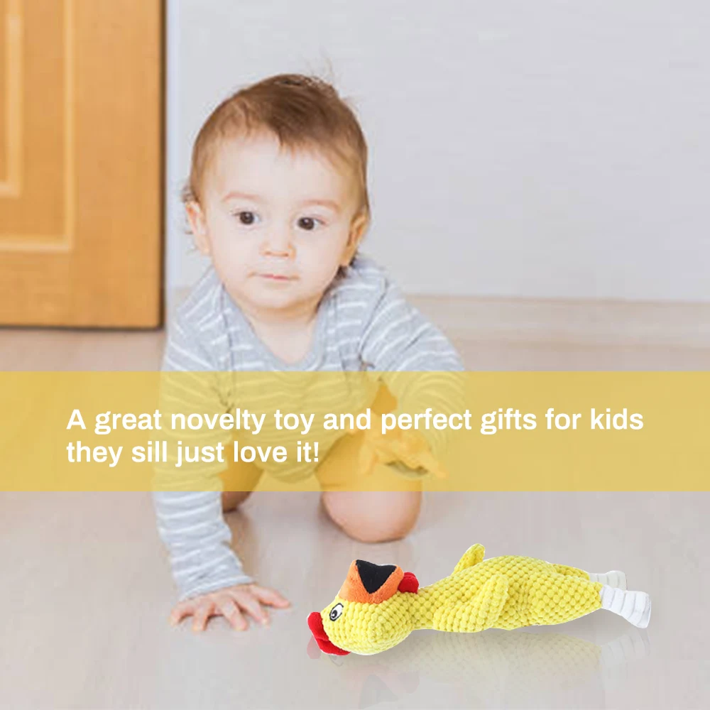 Питомцы игрушечные собаки кричащая курица сжимает звук игрушка для собак супер