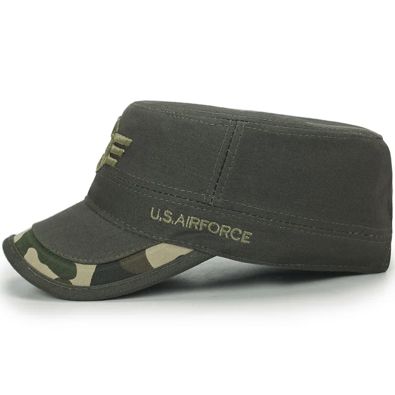 Кепка мужская камуфляжная с козырьком от солнца в стиле милитари | Аксессуары для