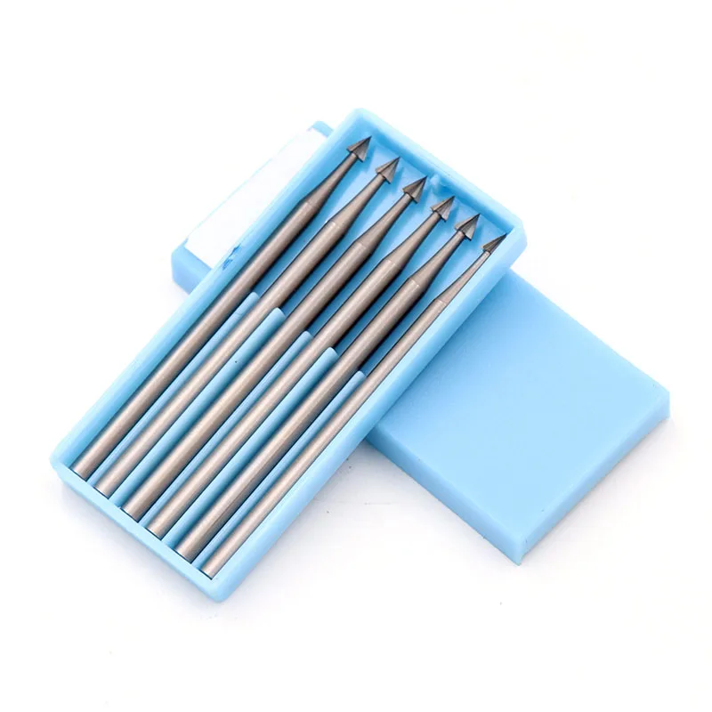 

6pcs Tungsten Alloy Steel Olive Amber Engraving Carving Hnife End Mill Woodworking Router Bit Wood Milling Cutter Tools