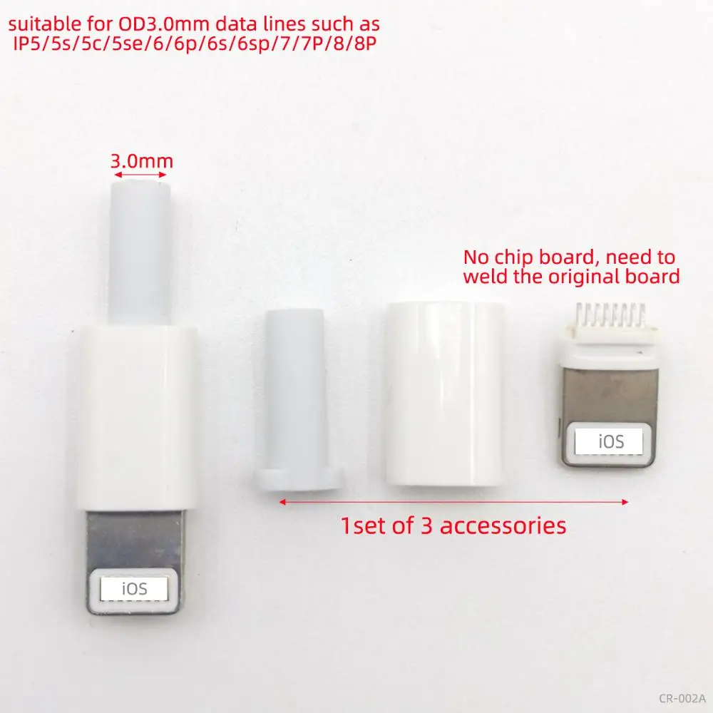 Док-станция Lightning 2 А 4 контакта USB-разъем 8 p с чип-платой штекерным разъемом кабель