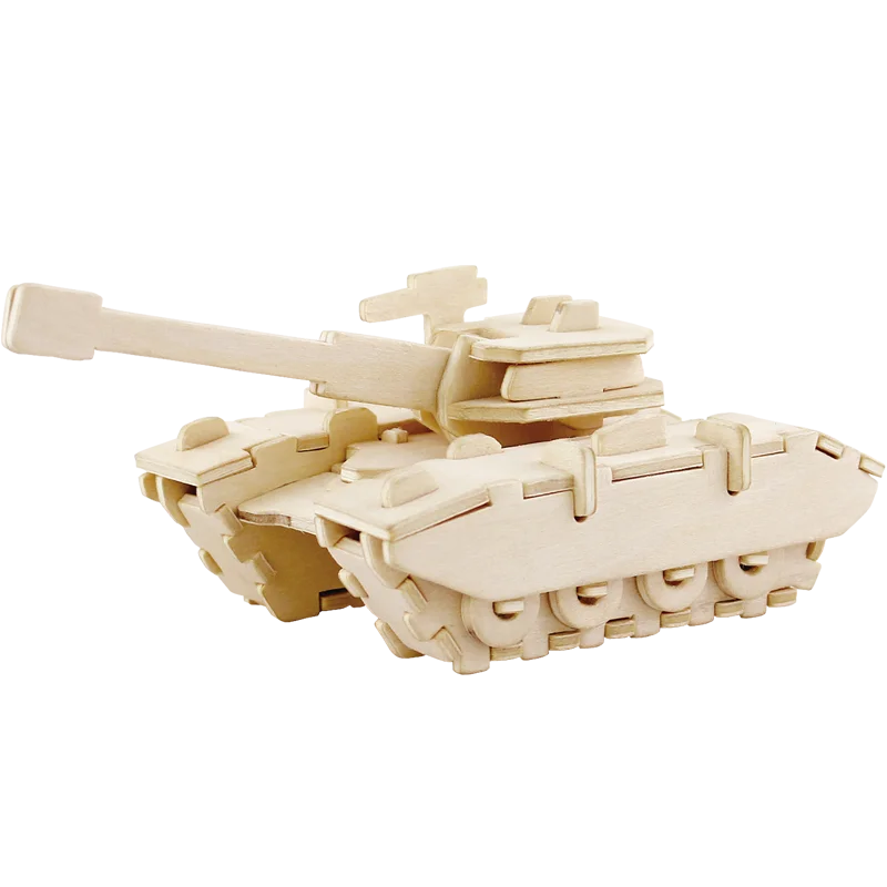 DIY 3D Деревянный автомобиль и строительство деревянная модель игра-головоломка