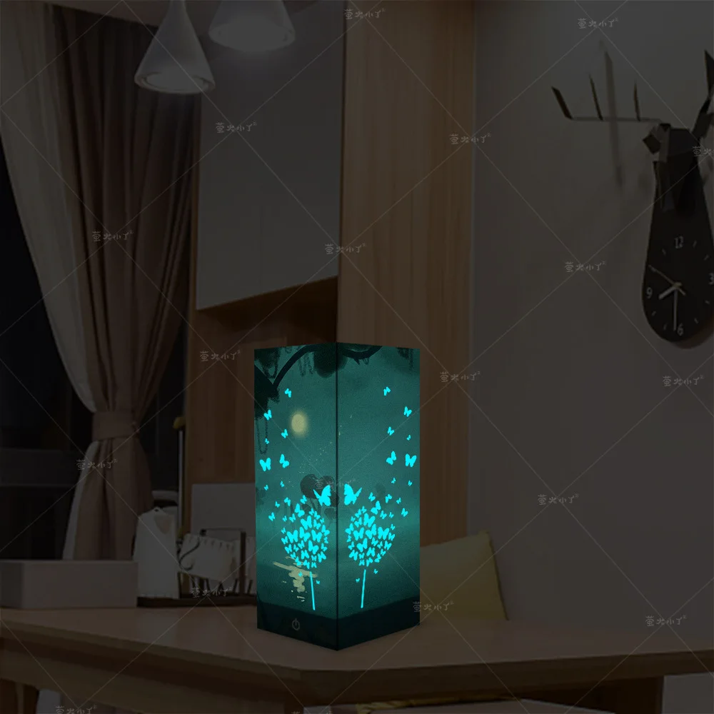 

Modern Simple Hollow Paper Carving Lamp Dandelion Creative LED Romantic Gift Home Decoration