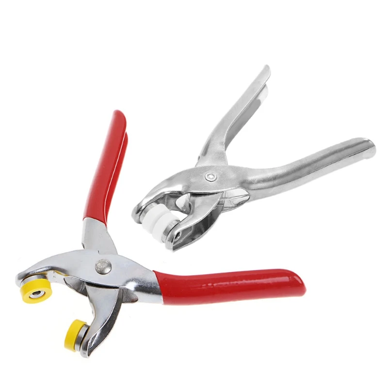 

Metal Prong Ring Snap Fasteners Press Studs Plier 9.5mm X4YD