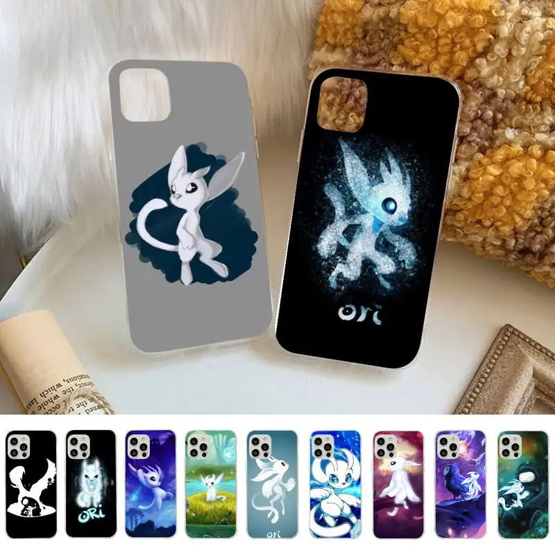 

FHNBLJ Ori And The Blind Forest Phone Case for iPhone 11 12 13 mini pro XS MAX 8 7 6 6S Plus X 5S SE 2020 XR cover