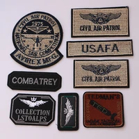 set of sales us air force military tactics decorative patch icon embroidered applique patches for diy iron on badges on clothes