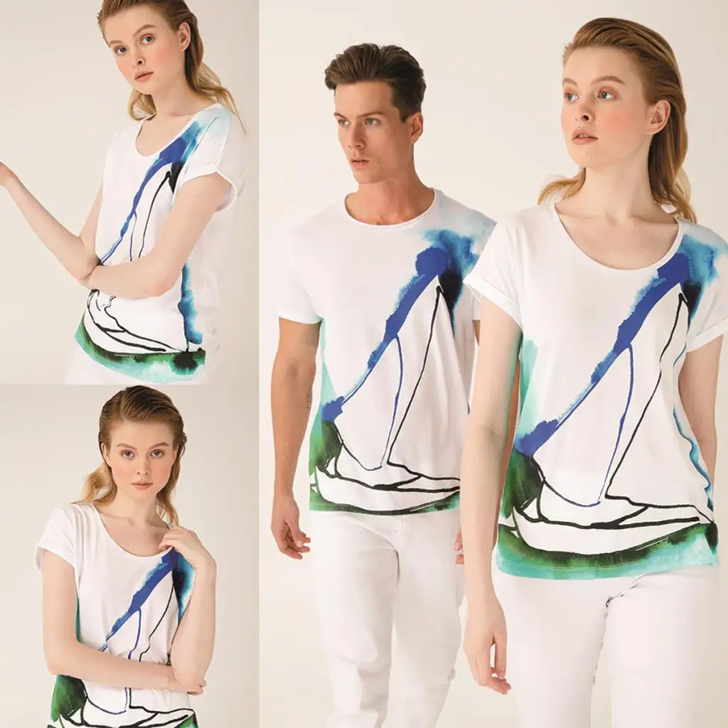 

Biggdesign AnemosS Sailboat Patterned T-shirt S