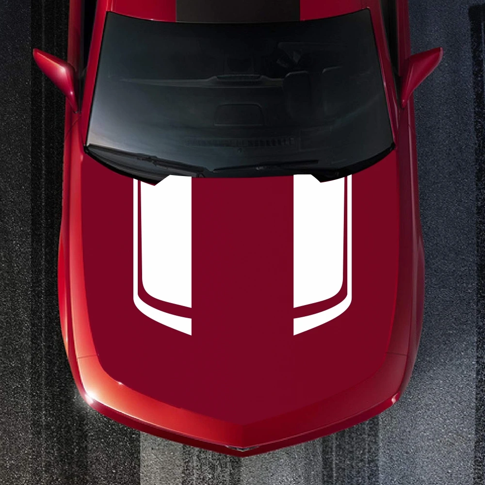 2 шт. 85*24 см Универсальный стикер для гонок в полоску цвета графическая накладка