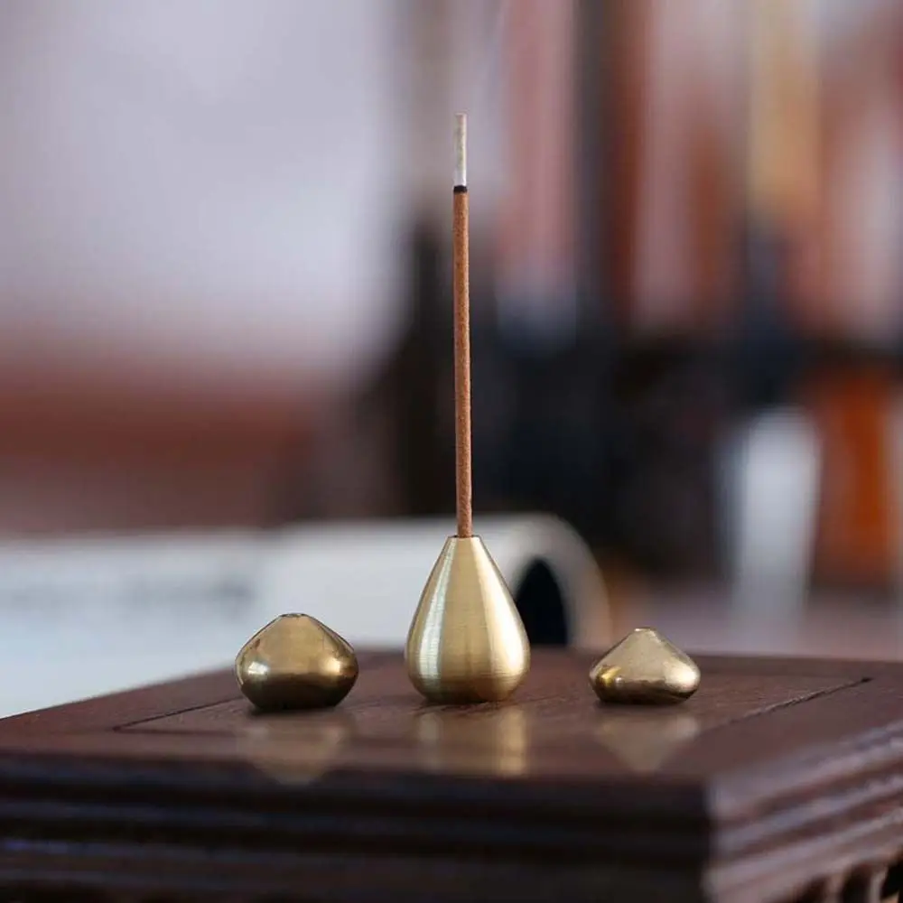 

Nice Gift Portable Incense Burner Holder for Home Office Teahouse Multi Purpose Water Drop Shape