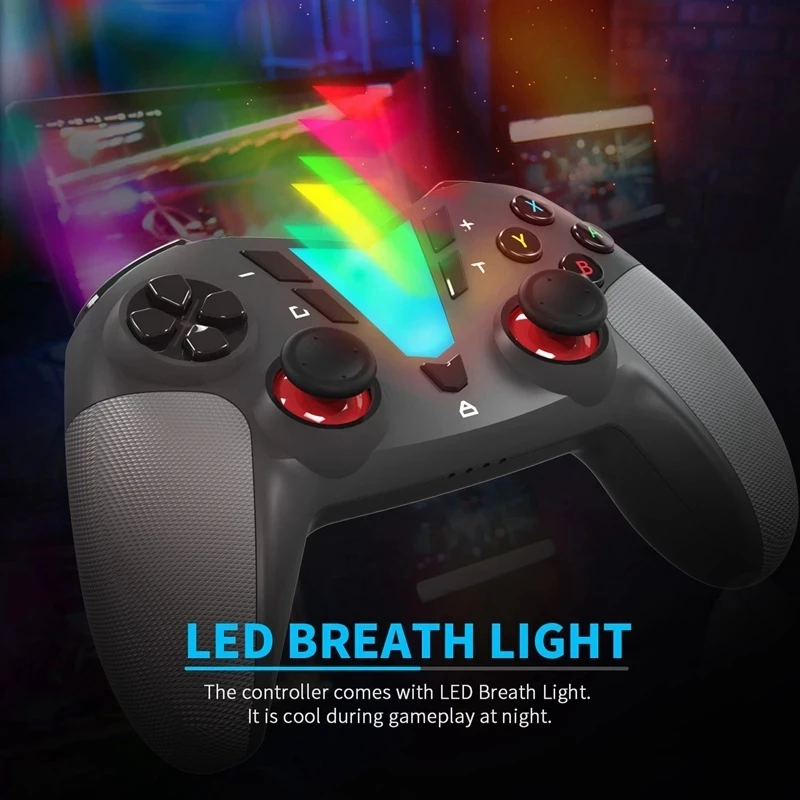 Wireless Pro Game Controller for Nintendo Switch Bluetooth Gamepad Supports 6-Axis Gyroscope 3 Gears Vibration | Электроника