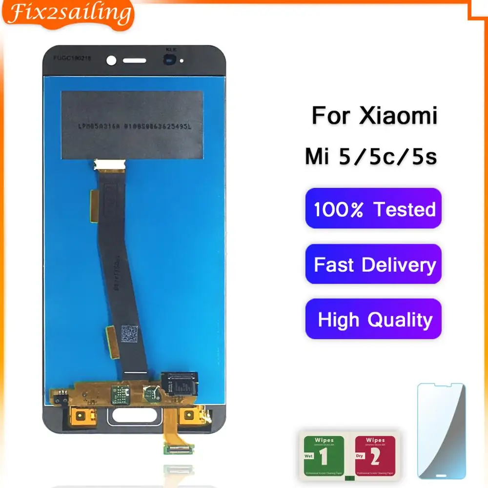 Для Xiaomi Mi 5 5C 5S ЖК дисплей сенсорный экран дигитайзер панель сборка Замена 15