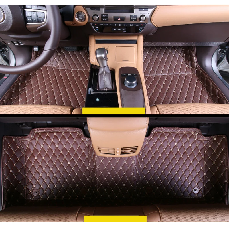 leather car floor mat carpet for lexus es es300h es350 es250 300h 250 350 2012 2013 2014 2015 2016 2017 xv60 accessories auto | Автомобили