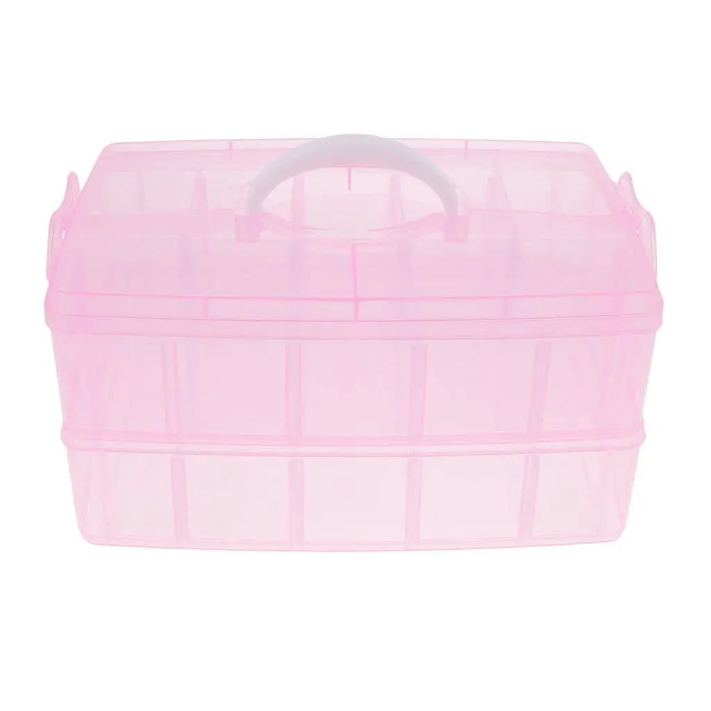 

Detachable Case of 30 Grid Box Cosmetic Organizer Plastic Container