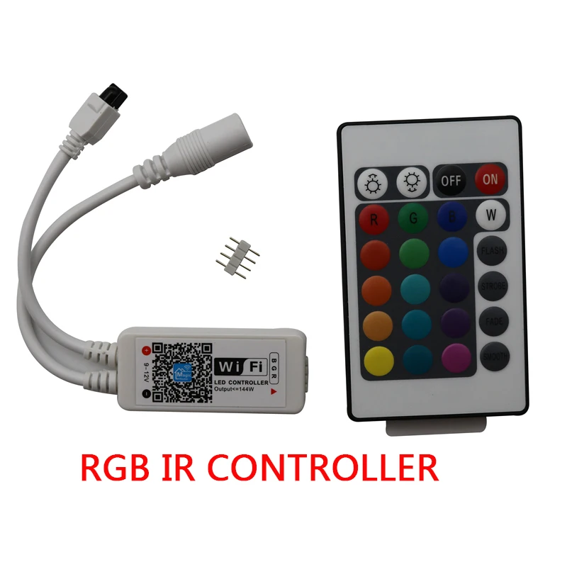 16 миллионов цветов управление светодиодной музыкой Wifi RGB / RGBW ler таймер для