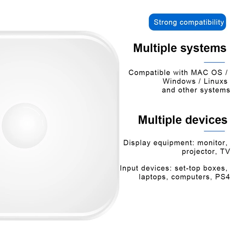 4K HDMI переключатель двунаправленный 2X1 AB Switcher сплиттер с 2 портами Sup порт s Ultra HD 1080P