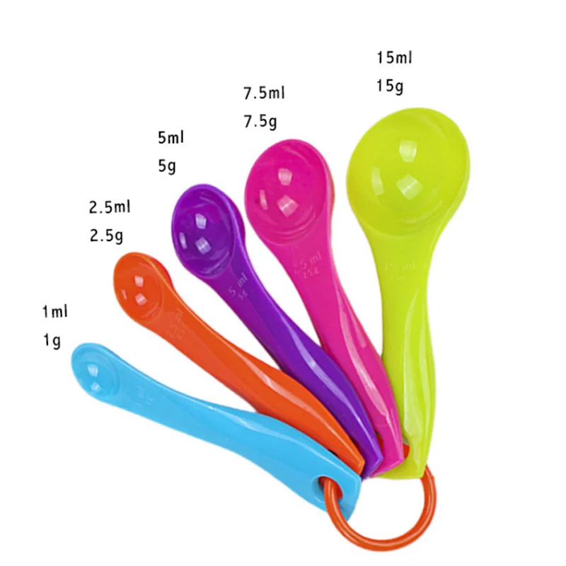 ERMAKOVA 5 шт. мерная ложка набор Разноцветные сахарные фигурки для выпечки идеально