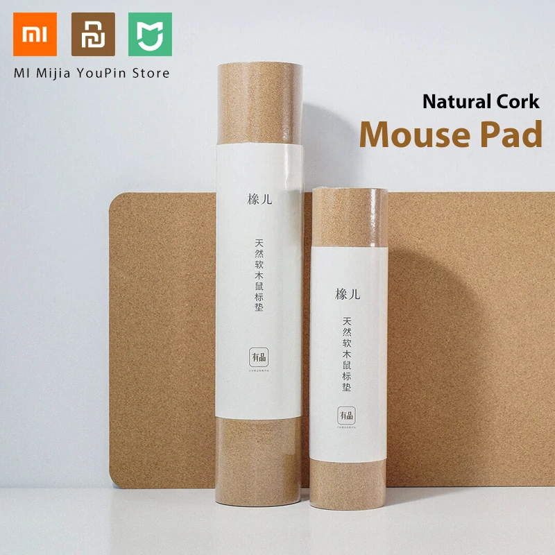 Оригинальный xiaomi mijia дуб натуральный хвойный коврик для мыши противообрастающий