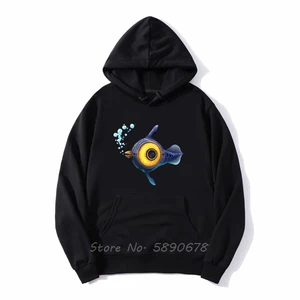 Толстовка с капюшоном Subnautica Peeper, толстовка со скидкой, удобная мужская флисовая толстовка с капюшоном на день матери, куртка в стиле Харадзюку