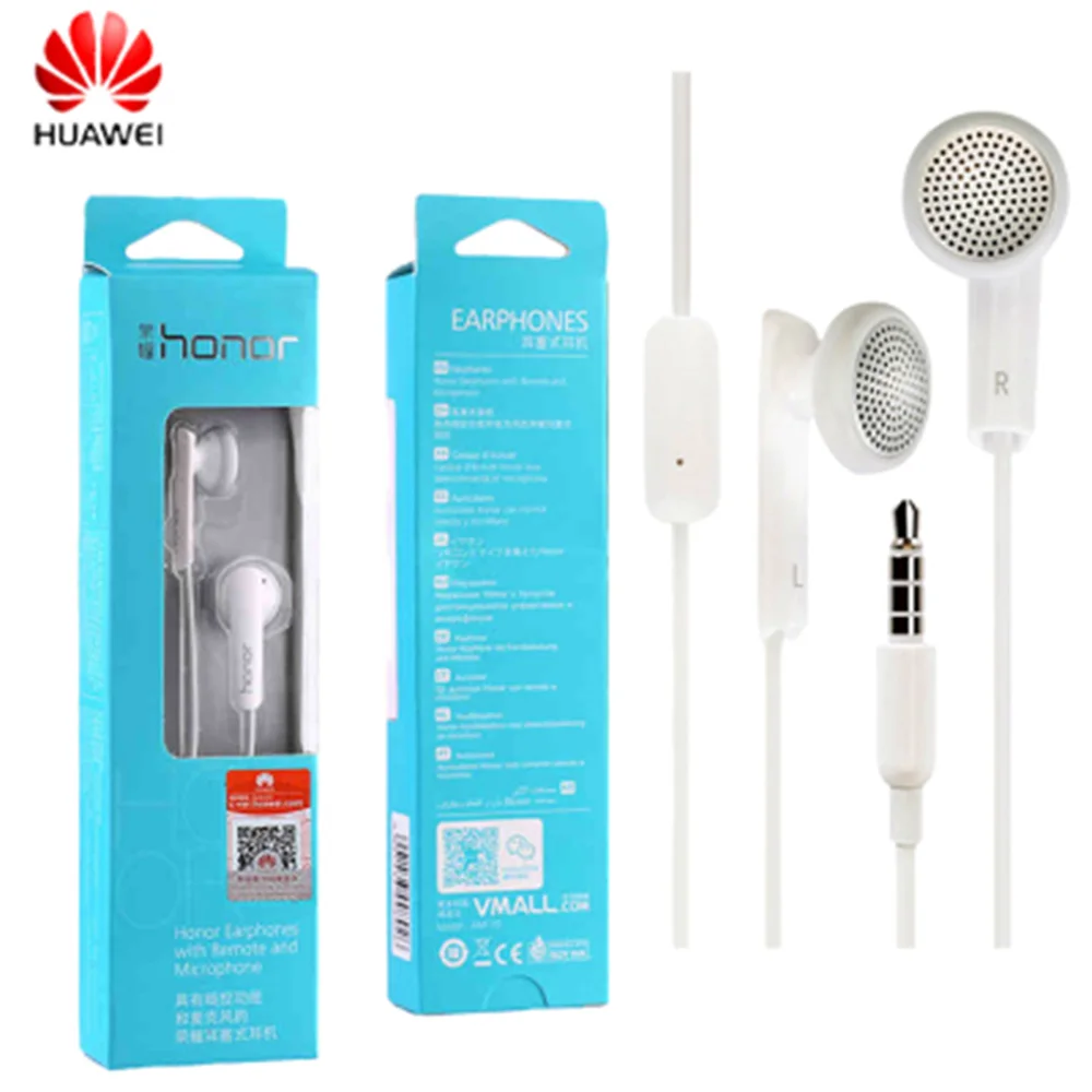 Оригинальные наушники Huawei Honor AM110 с глубокими басами Dolby и микрофоном пульт