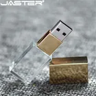 Флэш-накопитель JASTER Crystal usb 2,0, 4 ГБ, 16 ГБ, 32 ГБ, 64 ГБ, прозрачное стекло