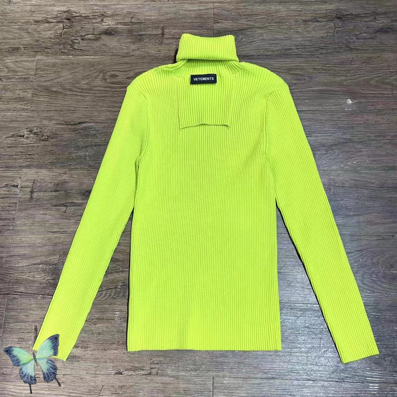 

Stand Collar VETEMENTS Klein Blue Sweater VTM Knit Sweater