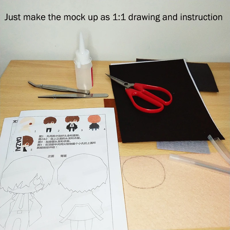 100% ручная работа DIY Материал милая японская аниме рассекающий демонов раньше Kamado