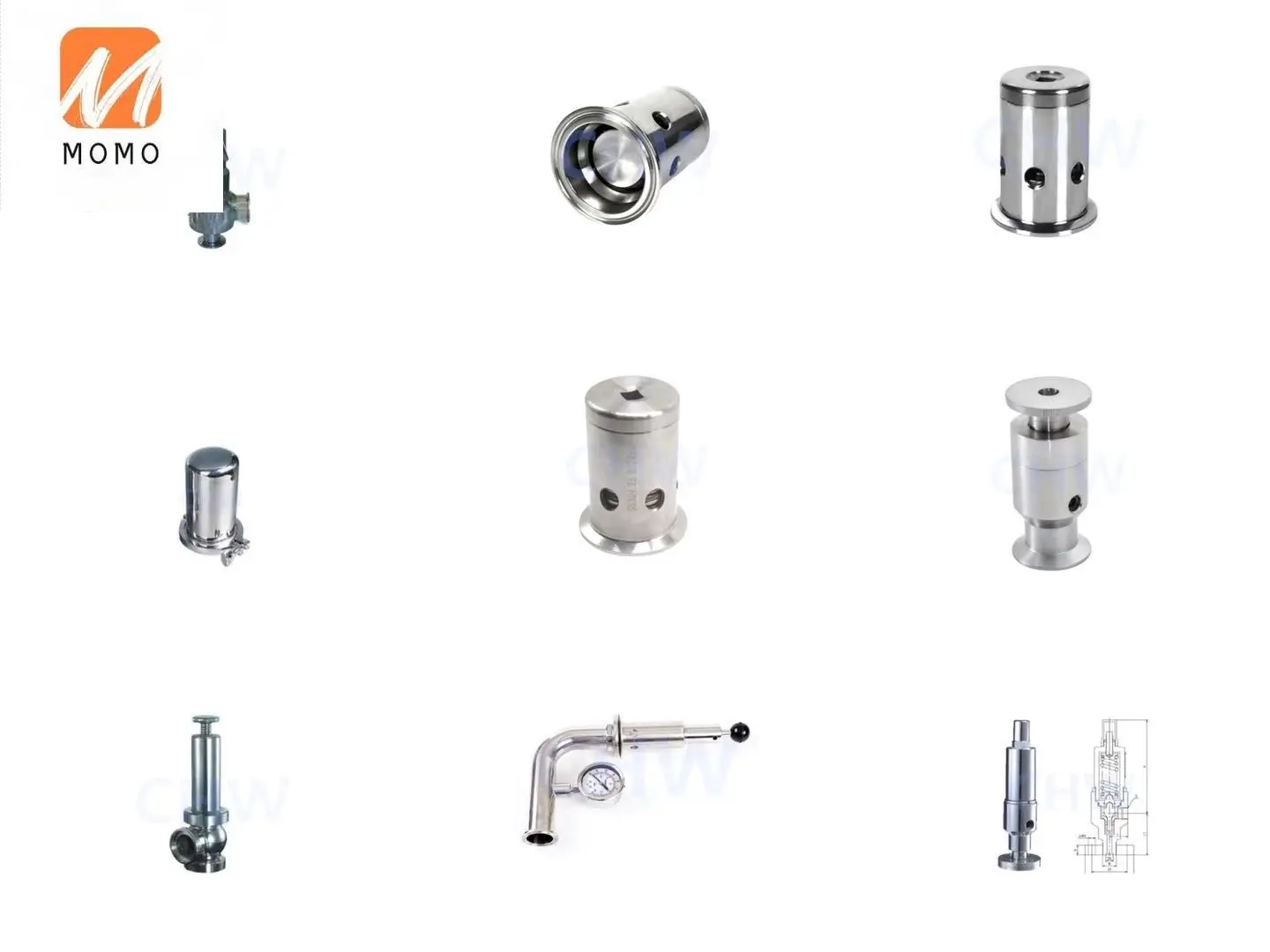 

Sanitary Stainless Steel Safety Valve Protect Equipment For Food Dairy Beverage
