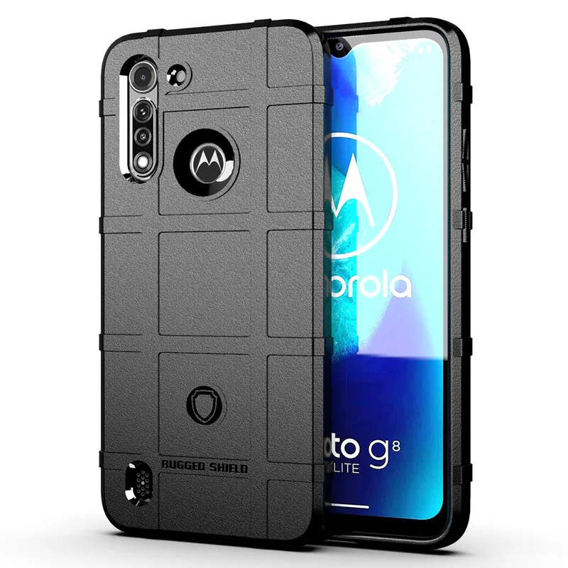 Чехол для Motorola Moto G8 Power Lite силиконовый чехол телефона прочный армированный