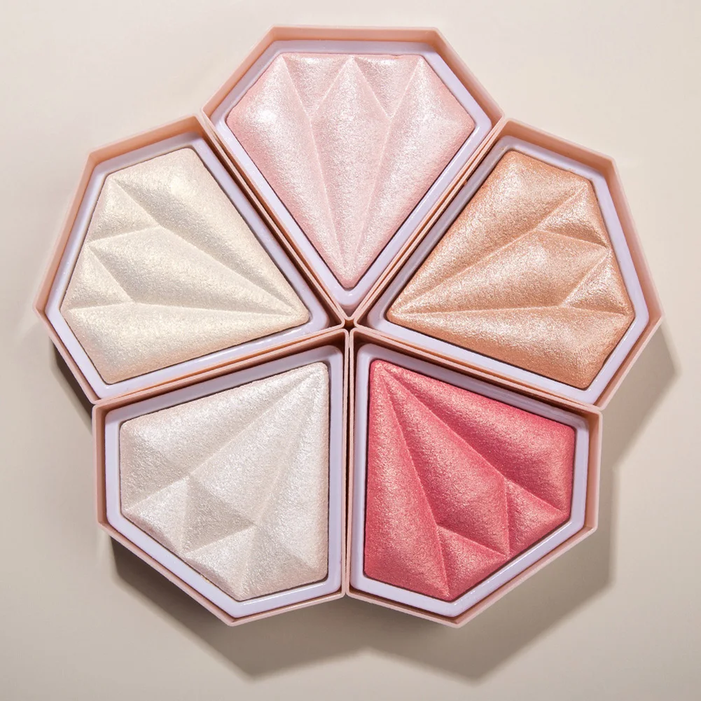 

Diamond Highlight Powder To Brighten The Complexion And Trim Glitter Nose And Shadow Modification Three-dimensional Brightening