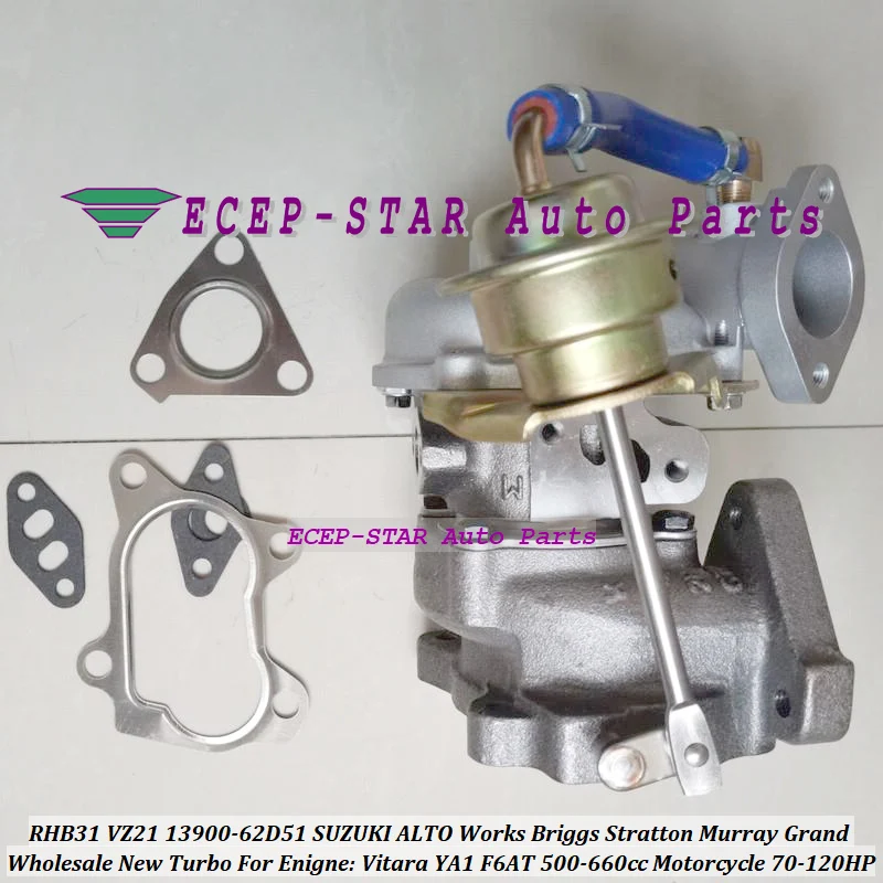 Бесплатная доставка RHB31 VZ21 13900 62D51 турбо для SUZUKI Jimny ALTO работает Briggs Stratton Murray 500 660cc