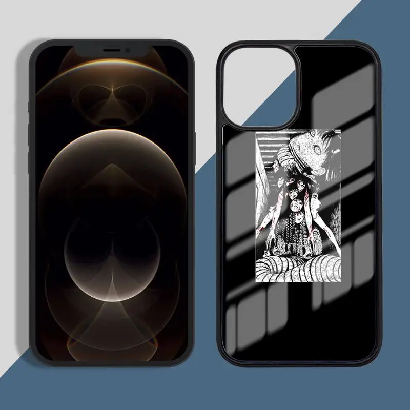 

Japanese horror comic girl sexy Phone Case for iPhone 11 12 pro XS MAX 8 7 6 6S Plus X 5S SE 2020 XR Hard PC