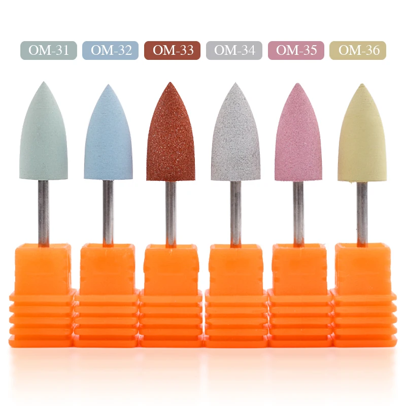Фреза для маникюрного аппарата силиконовые фрезы ногтей полировальные