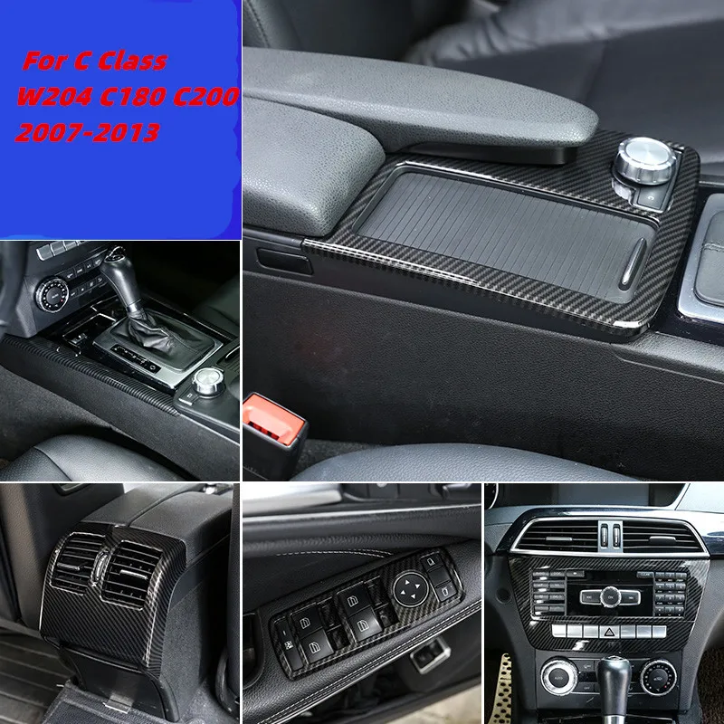 Аксессуары для Mercedes Benz C Class W204 C180 C200 2007-2013 автомобильное украшение интерьера из