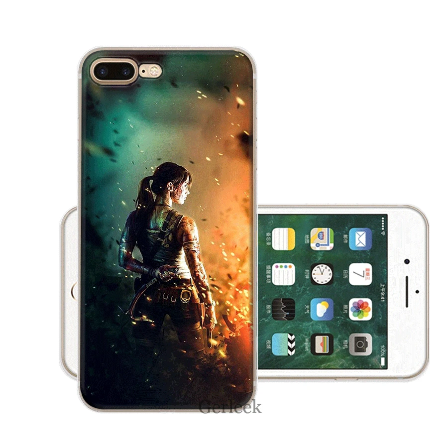 Мобильный телефон чехол для iPhone 11 Pro 6 6s 7 8 PLus XR X XS Max SE 2020 оболочка Rise Of The Tomb Raider