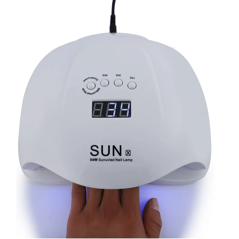 SUN X Защита от солнца X5 MAX УФ лампа светодиодный лампа для ногтей Сушилка для ногтей для всех гелей для ногтей солнечного света инфракрасного зондирования 10/30/60/99s Timer смарт-лампа для маникюра - Цвет: SUN X