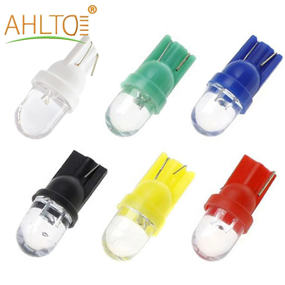 10 шт. T10 W5W 168 194 501 10X 1Led 1smd RGB автомобильный клиновидный яркий светильник сторона