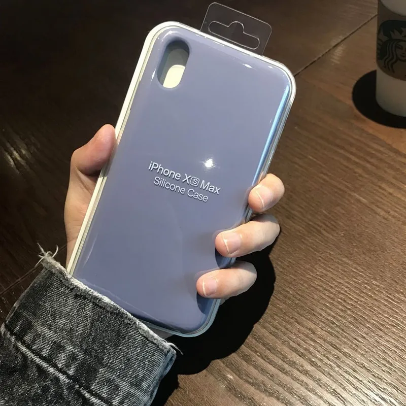 Lavender purple Силиконовый чехол для iPhone 6 6S 7 8 Plus X XS Max XR 11 Pro Max Мягкий ТПУ Жидкий чехол для телефона для iPhone XS Max чехол Полная защита - Цвет: Lavender purple