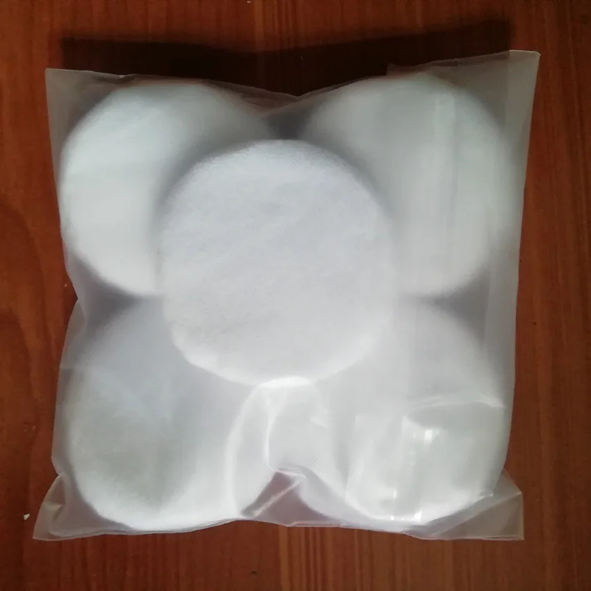 5 шт. хлопковый спонж с лентой для ношения пудры ухода за лицом косметические