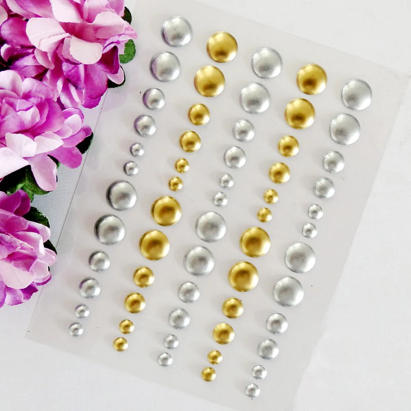 Золотые и серебряные точки самоклеящиеся эмалевые из смолы|Орудия| |