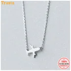 TrustDavis, серебро 925 пробы, милый самолет, самолёт, серьги, кольцо, подвеска, ожерелье для женщин, Стерлинговое серебро, ювелирные изделия, подарок DA456